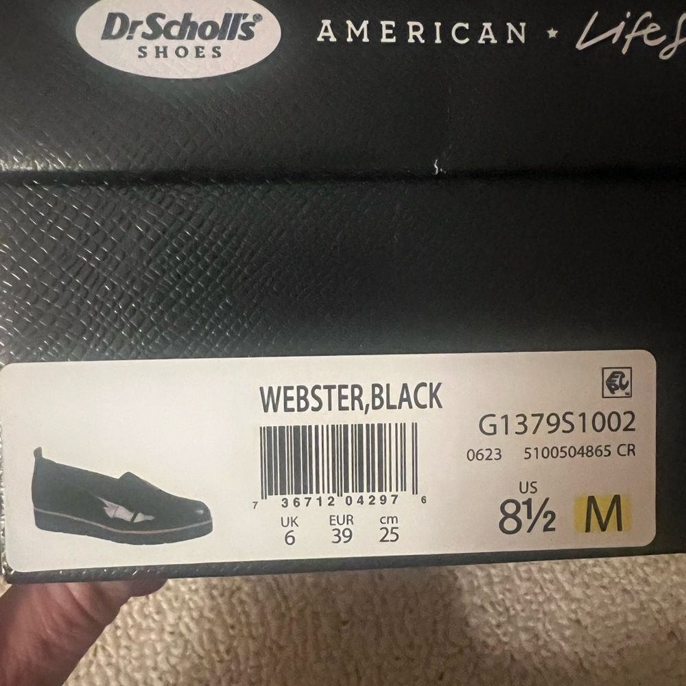 Dr. Scholl's Women's Webster Black Shoes- Worn once.